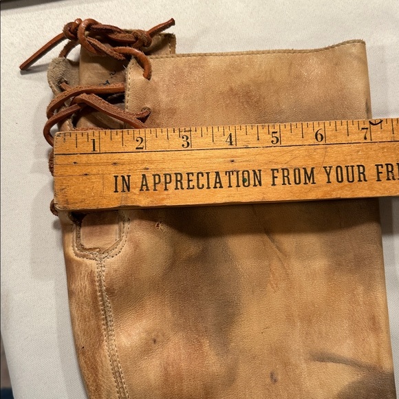 Bed Stu Manchester tan distressed leather boots - Picture 6 of 8